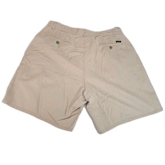 Ivy Crew Men’s Shorts Lot (2) Size 38 Tan Khaki Casual Chino Flat Front Bundle - Picture 5 of 5